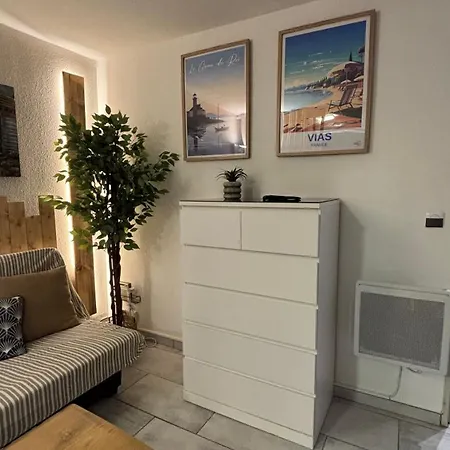 Appartement Plages A 190 M, Parking Prive, Belle Vue, Wifi. *