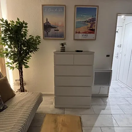 Appartement Plages A 190 M, Parking Prive, Belle Vue, Wifi. Agde